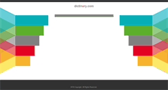 Desktop Screenshot of dictinary.com