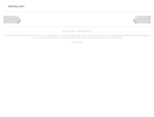 Tablet Screenshot of dictinary.com